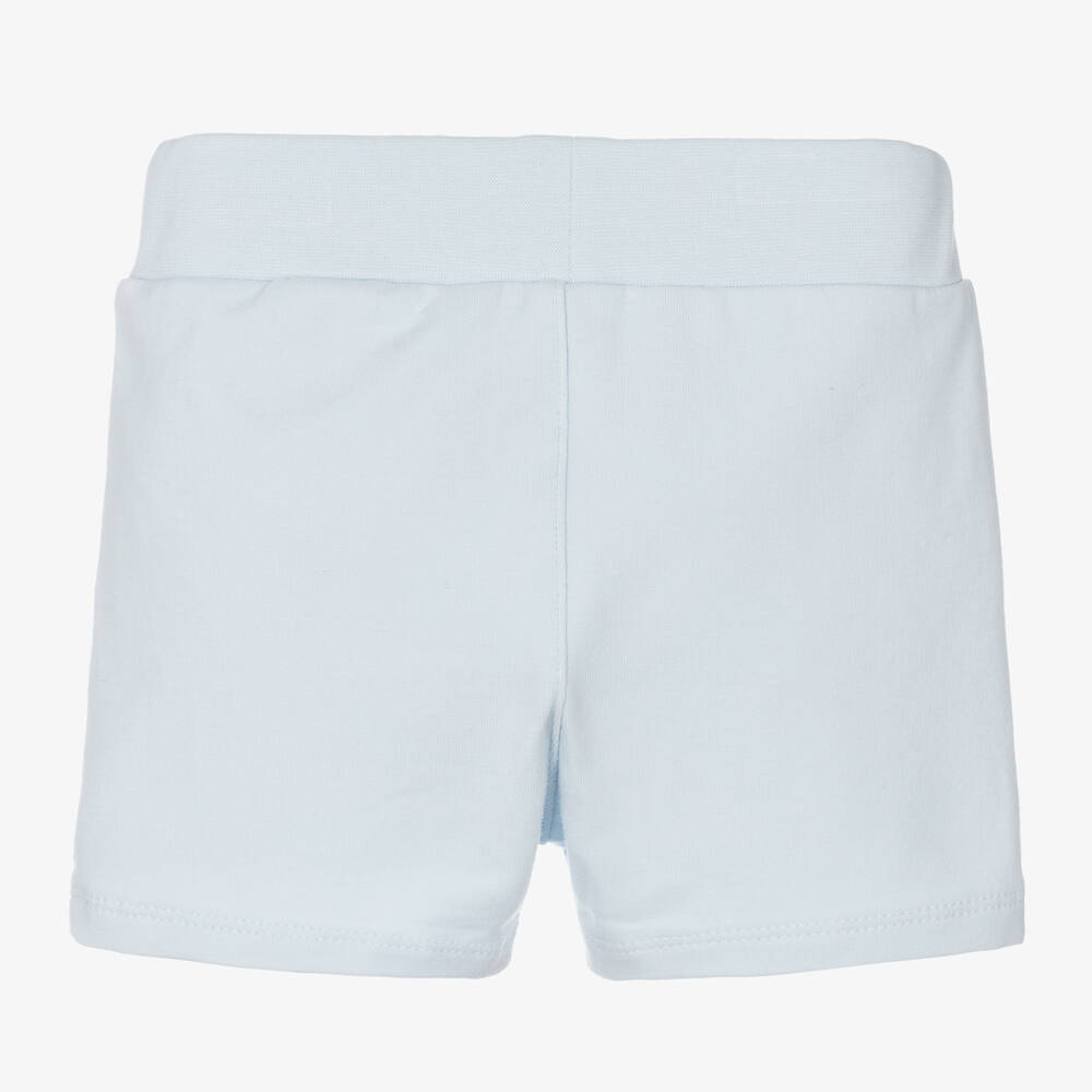 Timberland-Baby Boys Light Blue Organic Cotton Shorts | Childrensalon Outlet