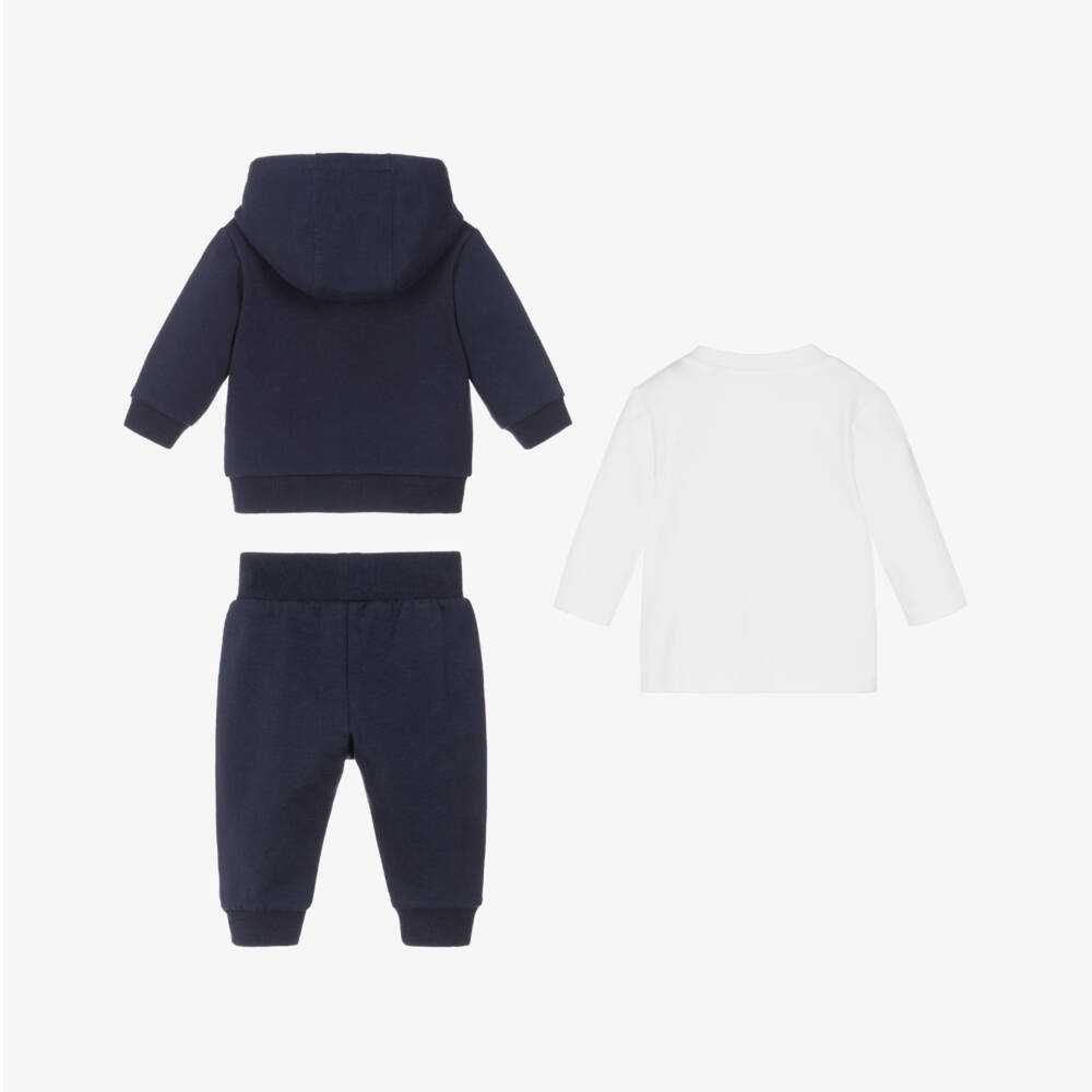 Timberland-Костюм из синего хлопка для мальчиков | Childrensalon Outlet