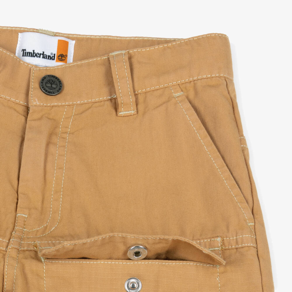 Timberland-Бежевые шорты карго для мальчиков | Childrensalon Outlet
