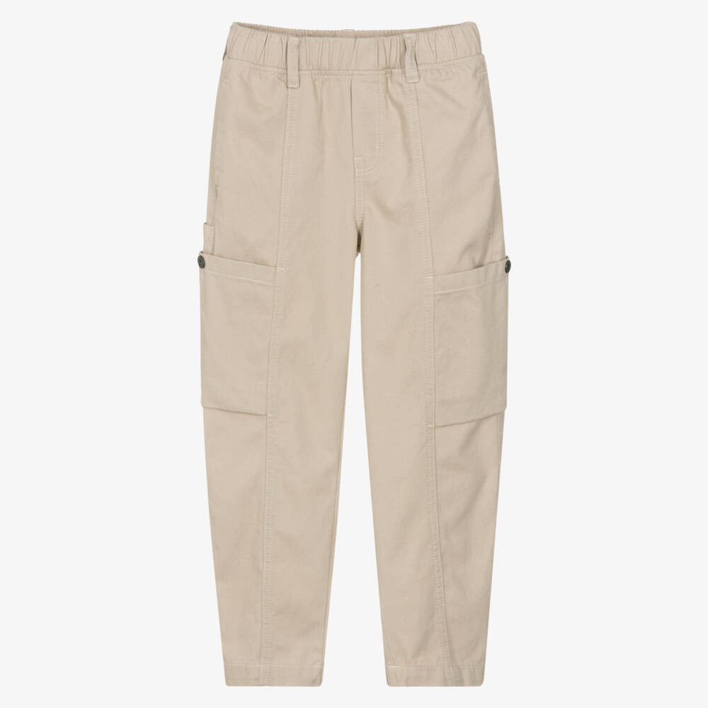 Timberland-Бежевые брюки карго для мальчиков | Childrensalon Outlet