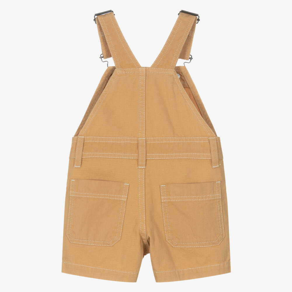 Timberland-Beige Dungaree Shorts | Childrensalon Outlet