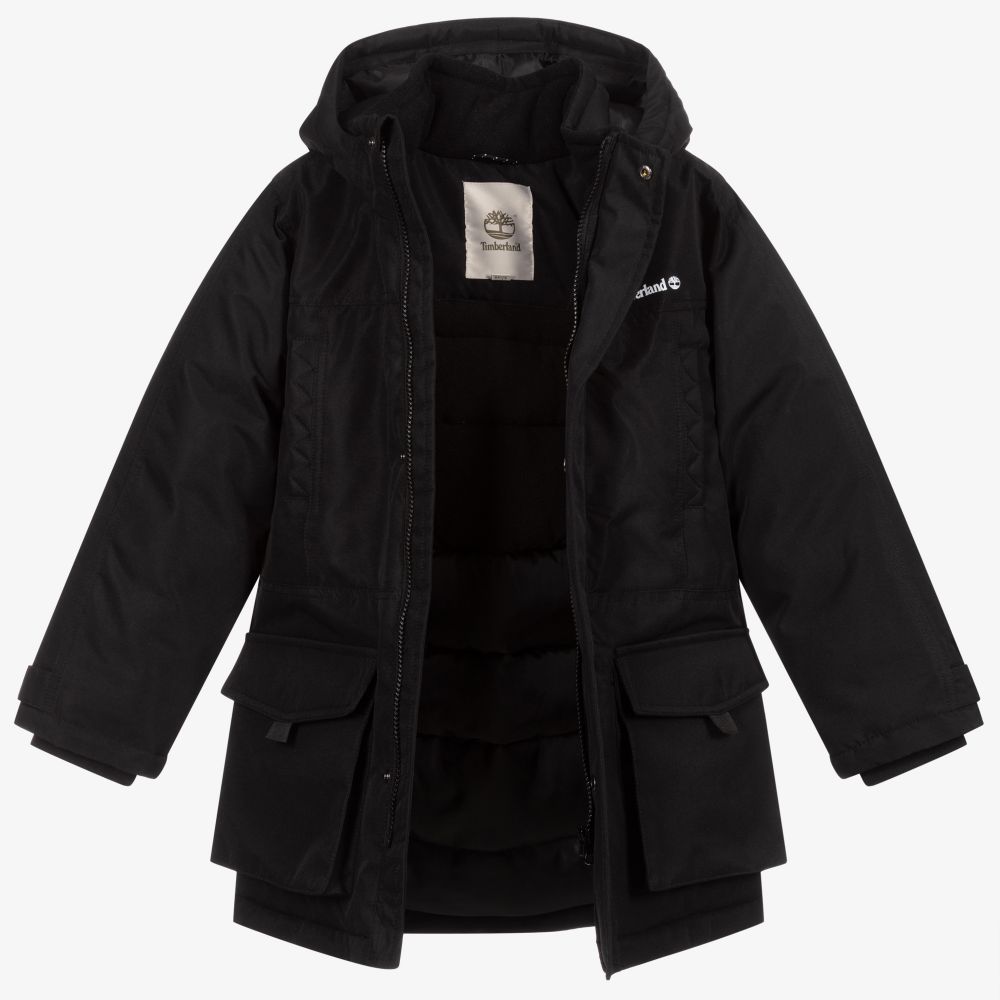 Timberland hot sale black coat