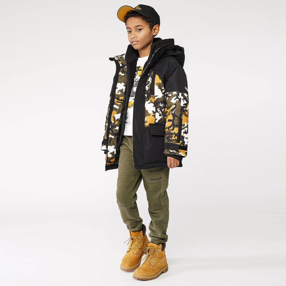 Timberland store yellow jacket