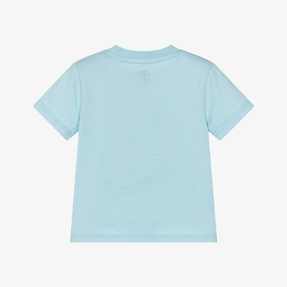 Timberland-Blue Graphic Tshirt | Childrensalon Outlet