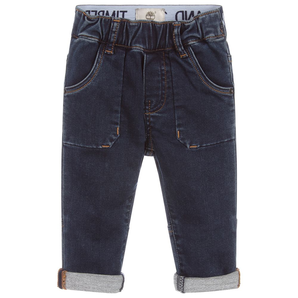 Timberland - Blue Jersey Jog Jeans | Childrensalon