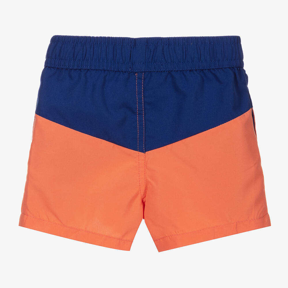 Timberland-Blue & Orange Swim Shorts | Childrensalon Outlet