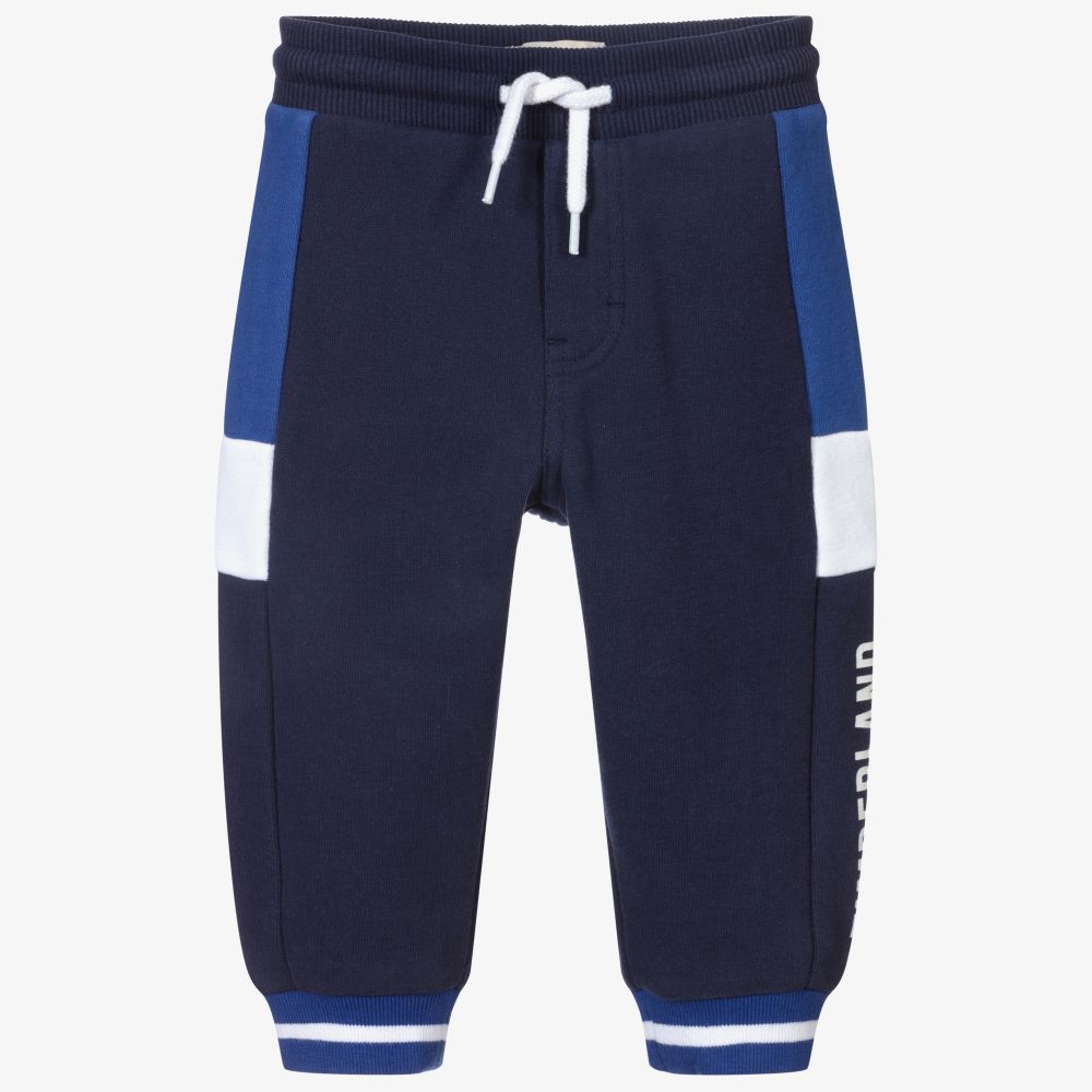 Timberland - Blue Organic Cotton Joggers | Childrensalon