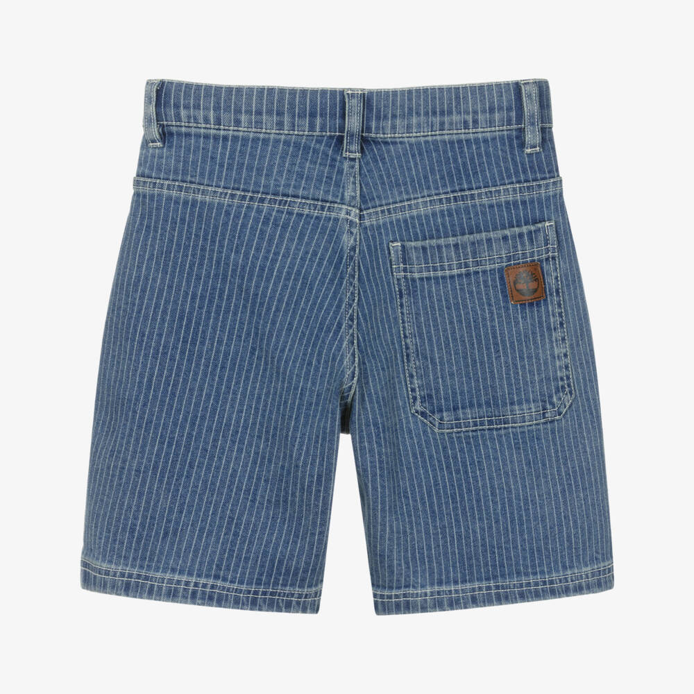 Timberland-Джинсовые шорты в синюю полоску для мальчиков | Childrensalon Outlet