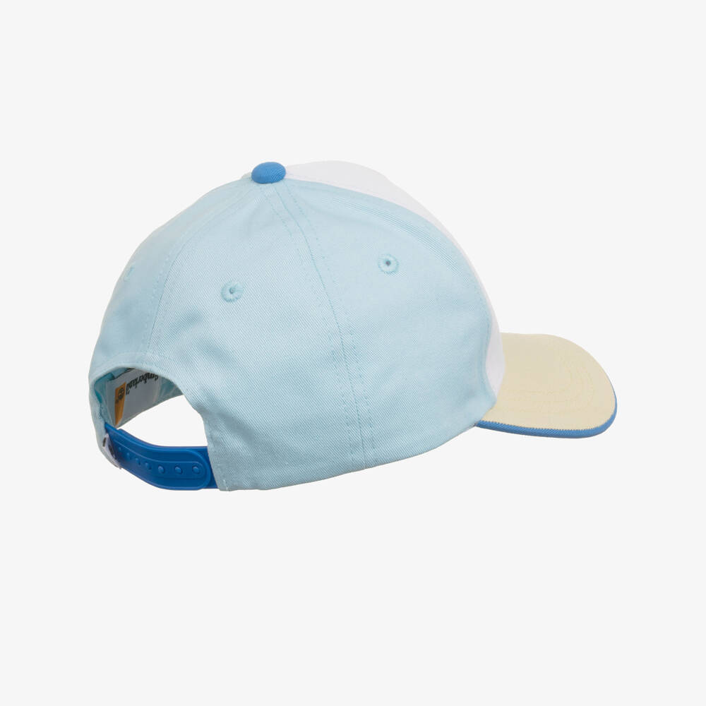 Timberland-Blue Twill Panelled Cap | Childrensalon Outlet