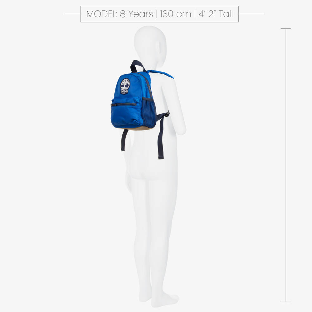 Timberland-Boys Azure Logo Canvas Backpack | Childrensalon Outlet