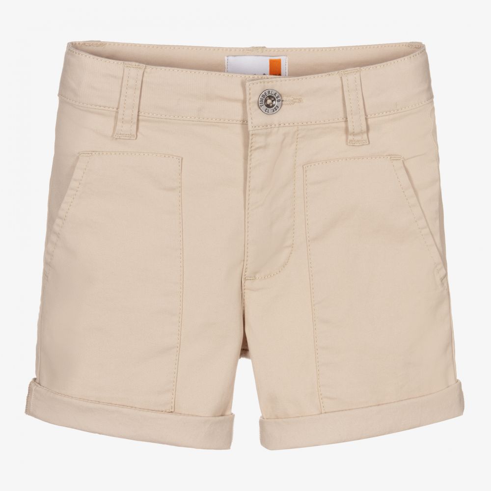 Timberland - Short chino beige Garçon | Childrensalon