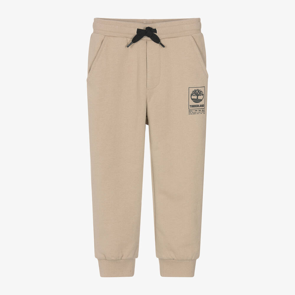 Timberland Boys Beige Cotton Joggers Childrensalon Outlet