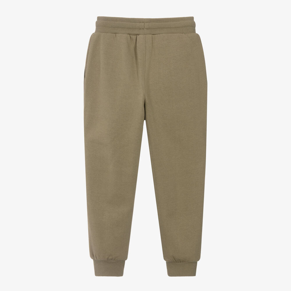 Timberland-Boys Beige Organic Cotton Jersey Joggers | Childrensalon Outlet