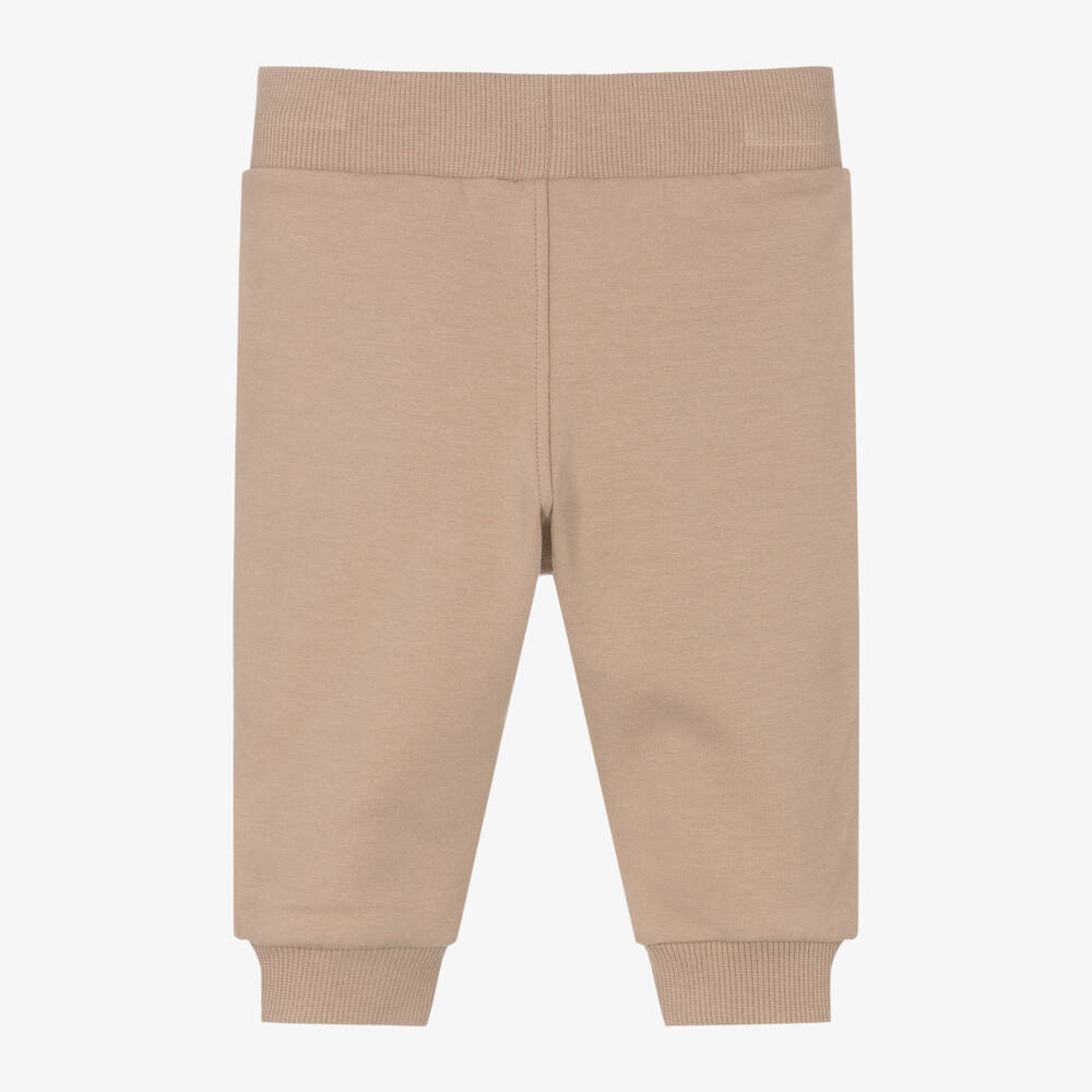 Timberland-Boys Beige Organic Cotton Trousers | Childrensalon Outlet