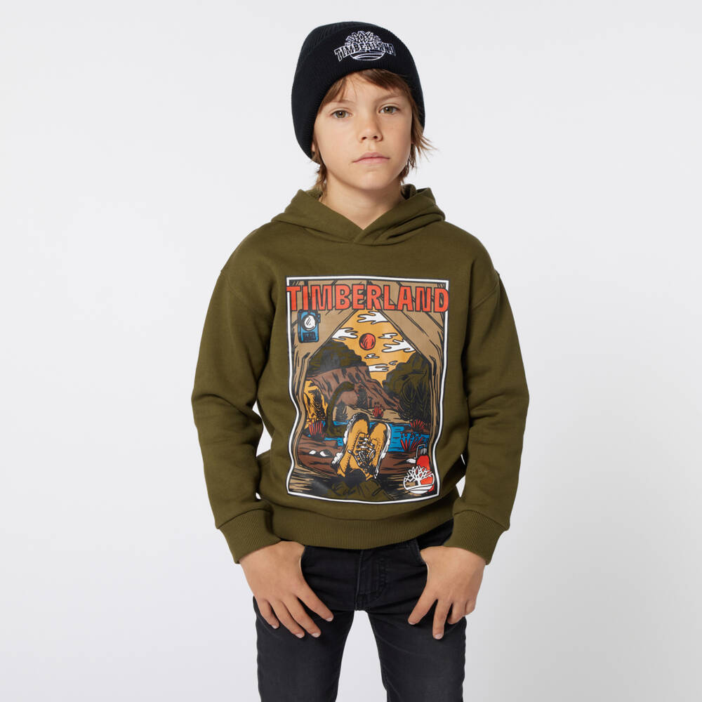 Timberland-Boys Black Stretch Denim Trousers | Childrensalon Outlet