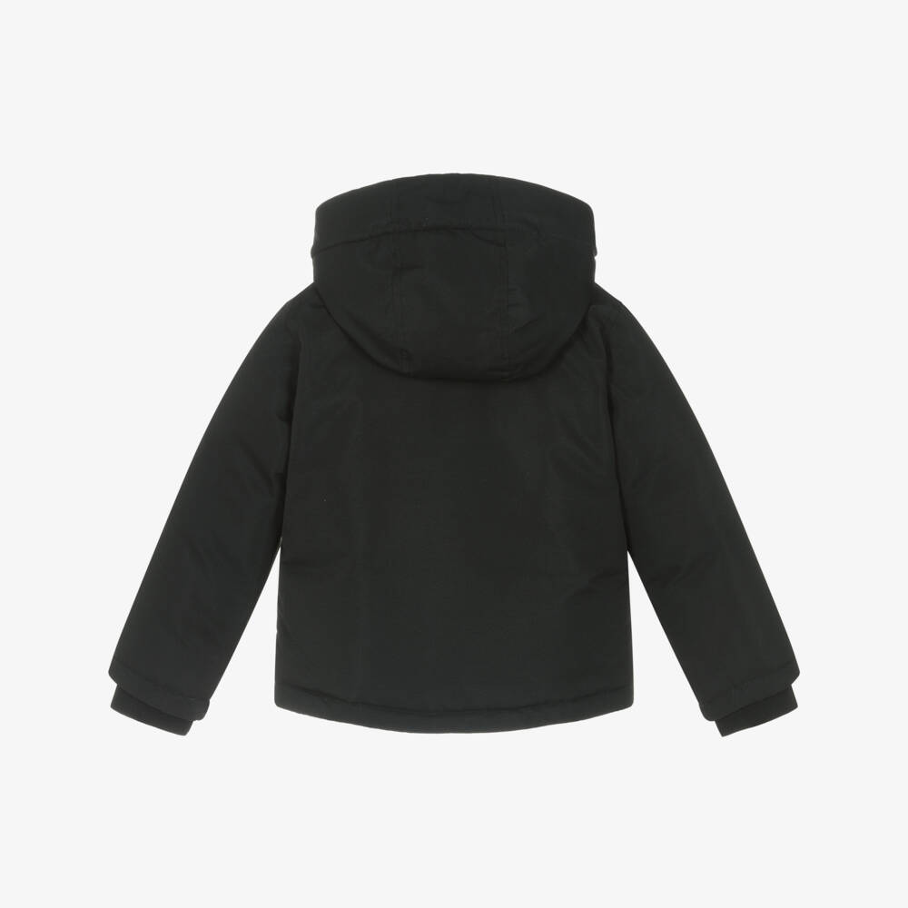 Timberland-Boys Black Water-Repellent Hooded Jacket | Childrensalon Outlet
