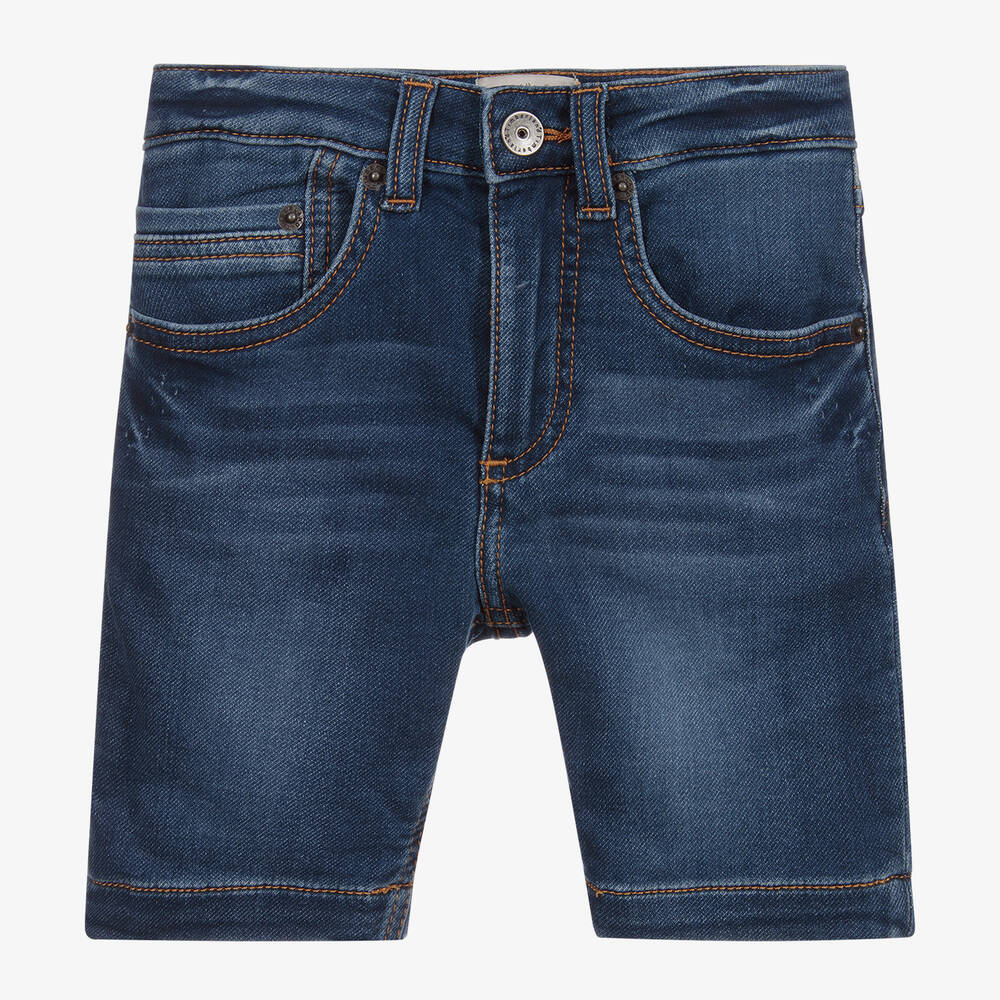Timberland - Boys Blue Chino Fit Shorts | Childrensalon