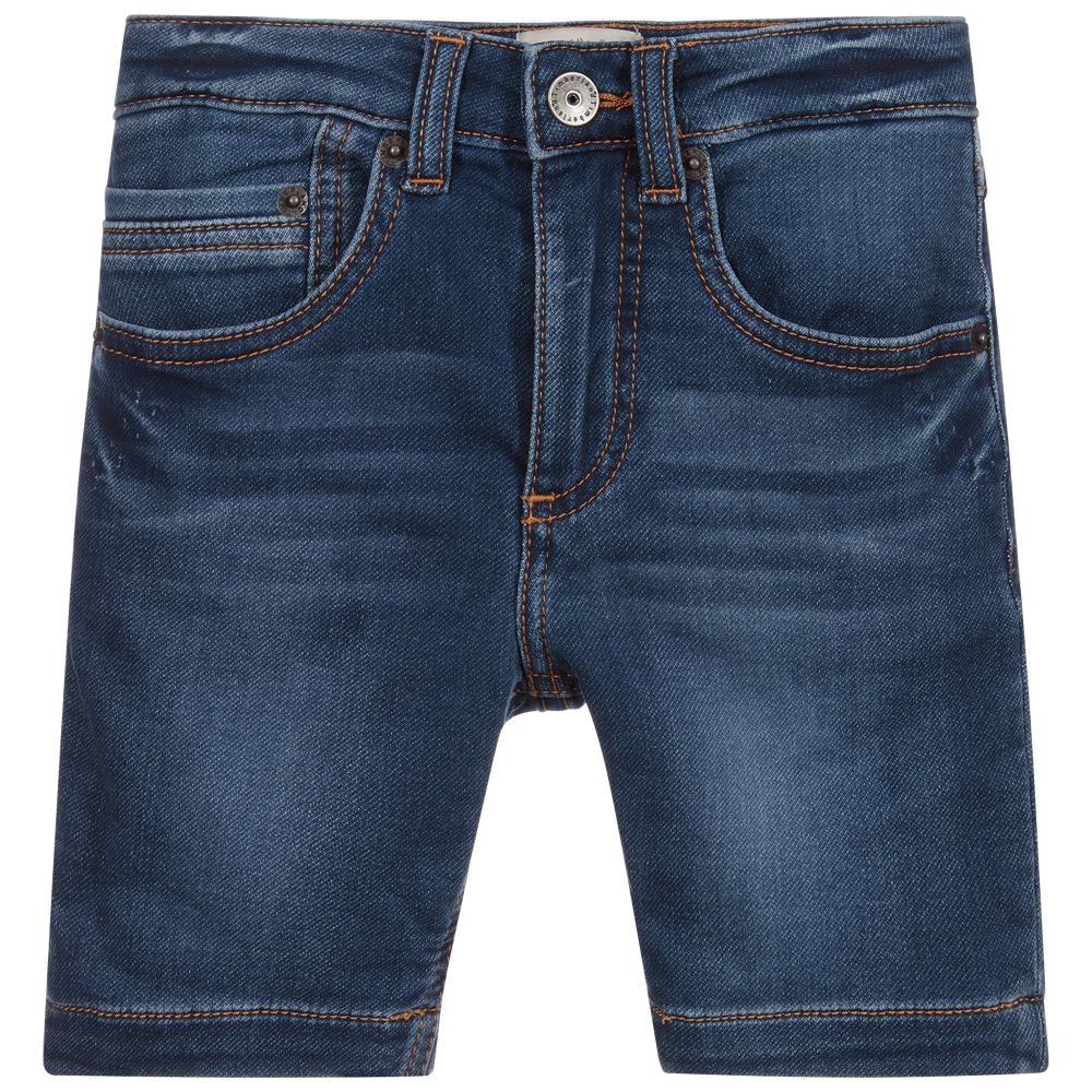 Timberland - Синие узкие шорты чинос для мальчиков | Childrensalon