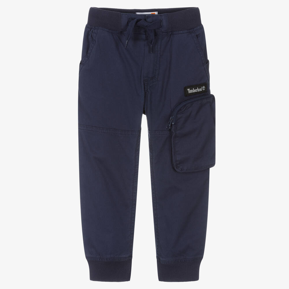 Timberland - Blaue Cargohose aus Baumwolle | Childrensalon