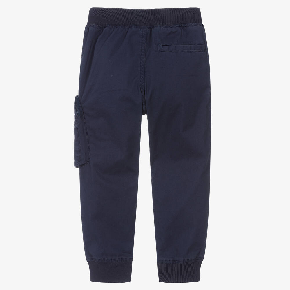 Boys blue cargo trousers new arrivals