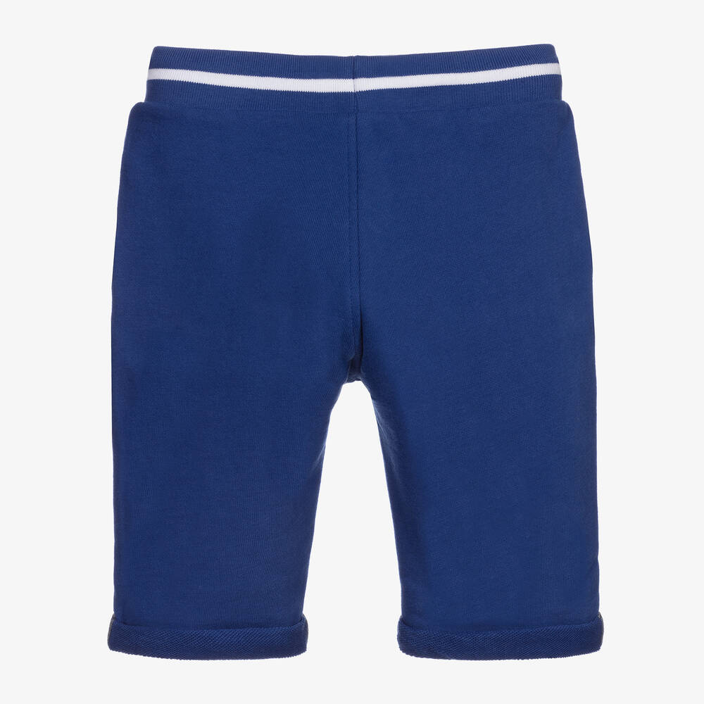 Timberland-Boys Blue Cotton Jersey Shorts | Childrensalon Outlet