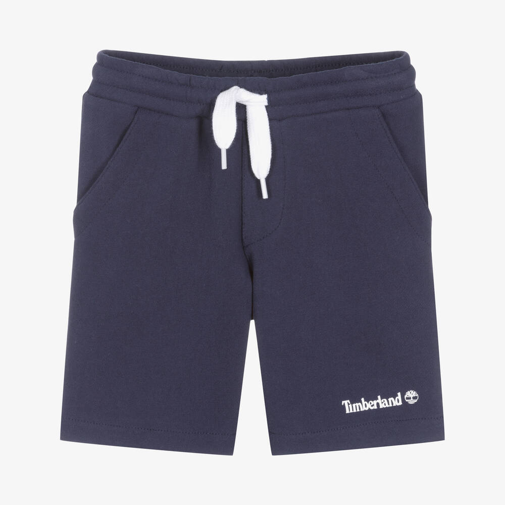 Timberland - Синие хлопковые шорты для мальчиков | Childrensalon