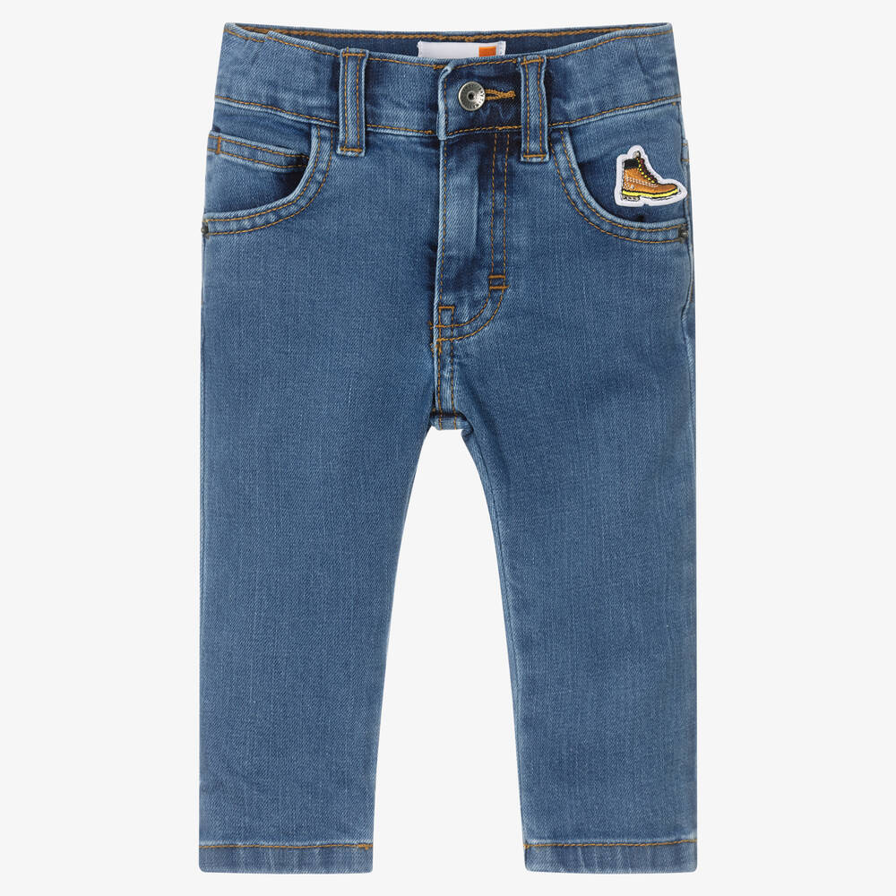 Timberland - Boys Blue Denim Jeans | Childrensalon