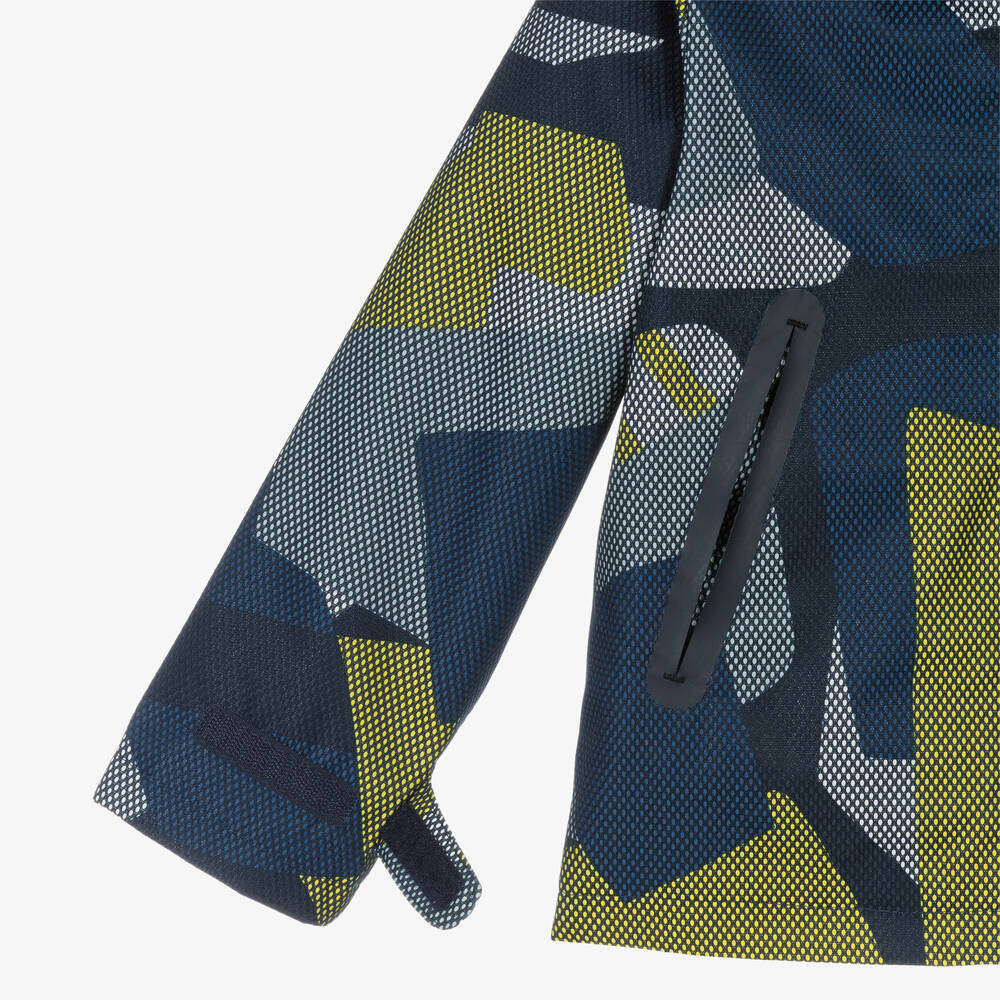 Timberland-Boys Blue & Green Windbreaker Jacket | Childrensalon Outlet