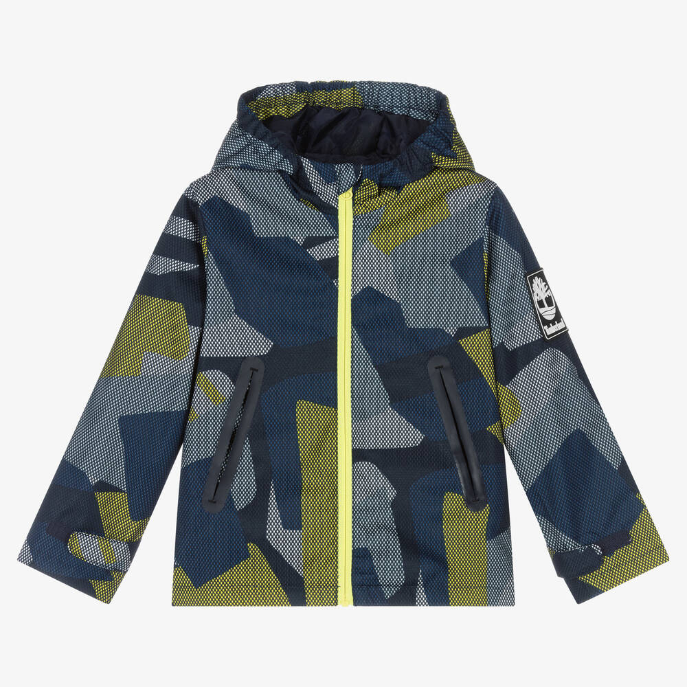 Timberland - Windjacke in Blau und Grün | Childrensalon