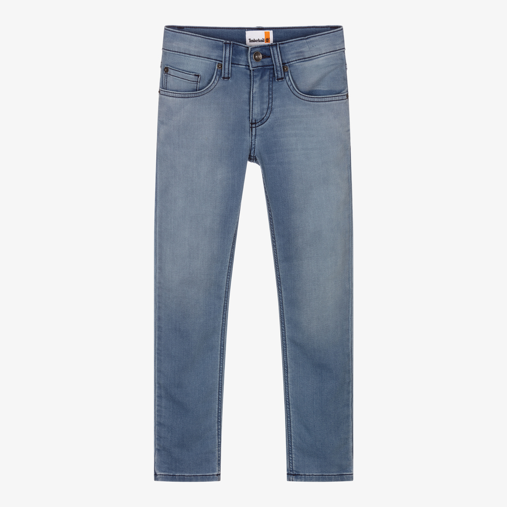 Timberland - Jean en jersey denim Garçon | Childrensalon