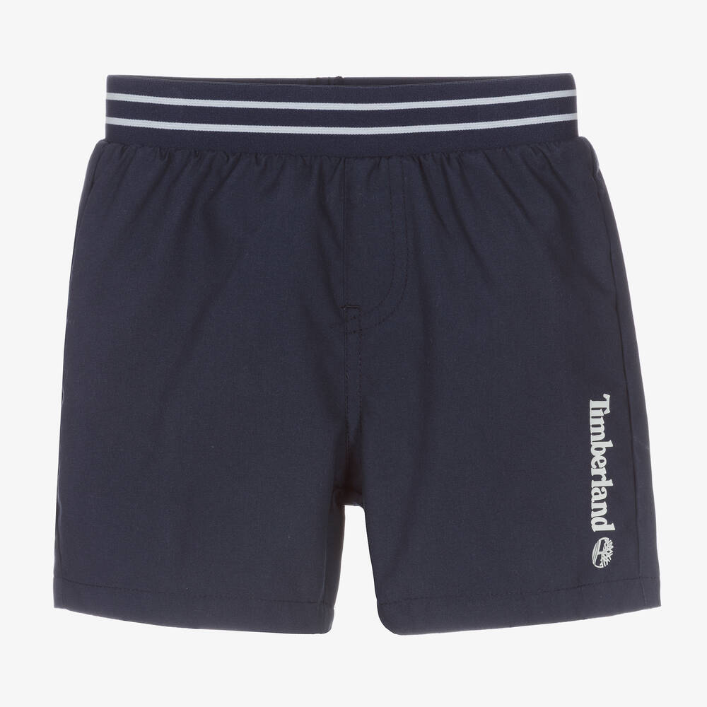 Timberland - Short de bain bleu garçon | Childrensalon