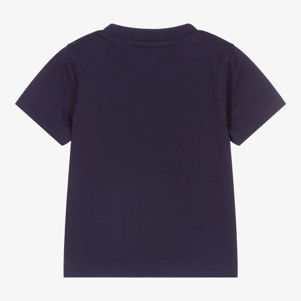 Timberland-Синяя футболка для мальчиков | Childrensalon Outlet
