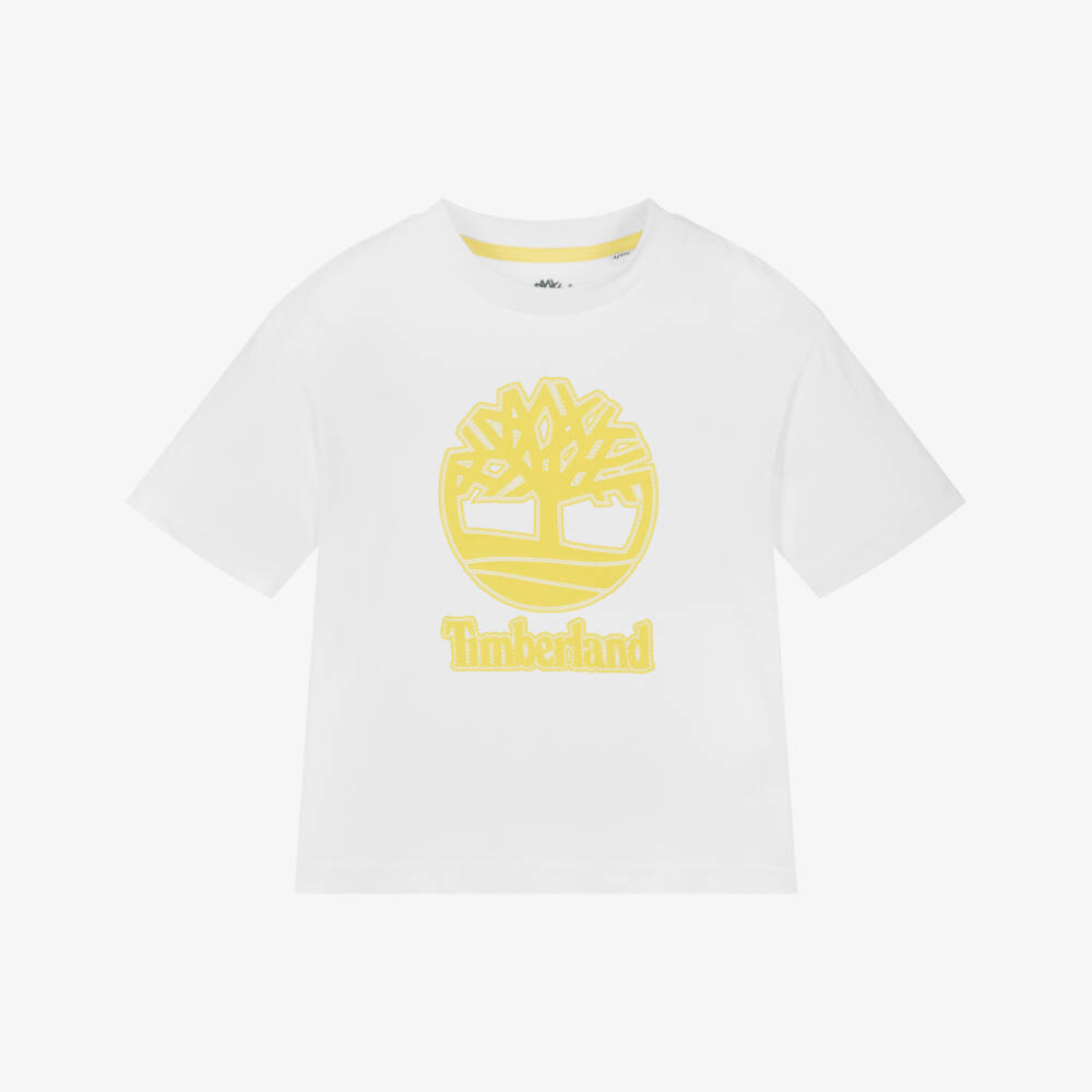 Timberland-تي شيرت للأولاد بشعار شجرة زاهية | Childrensalon Outlet