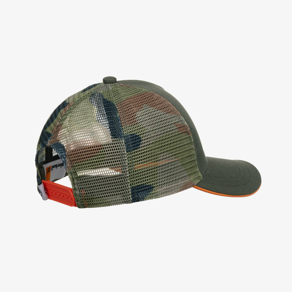 Timberland-Boys Camouflage Cotton Adventure Cap | Childrensalon Outlet