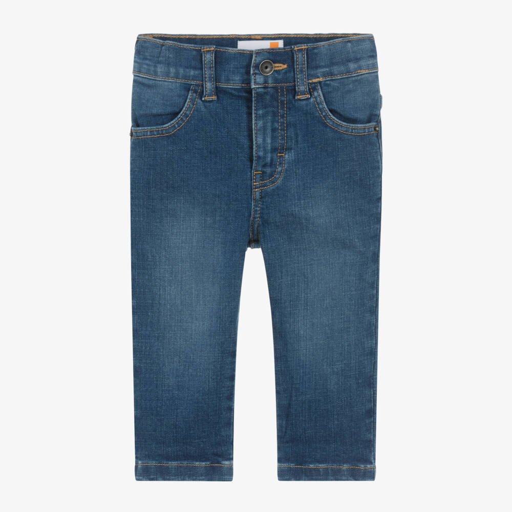 Timberland-Boys Classic Blue Denim Trousers | Childrensalon Outlet