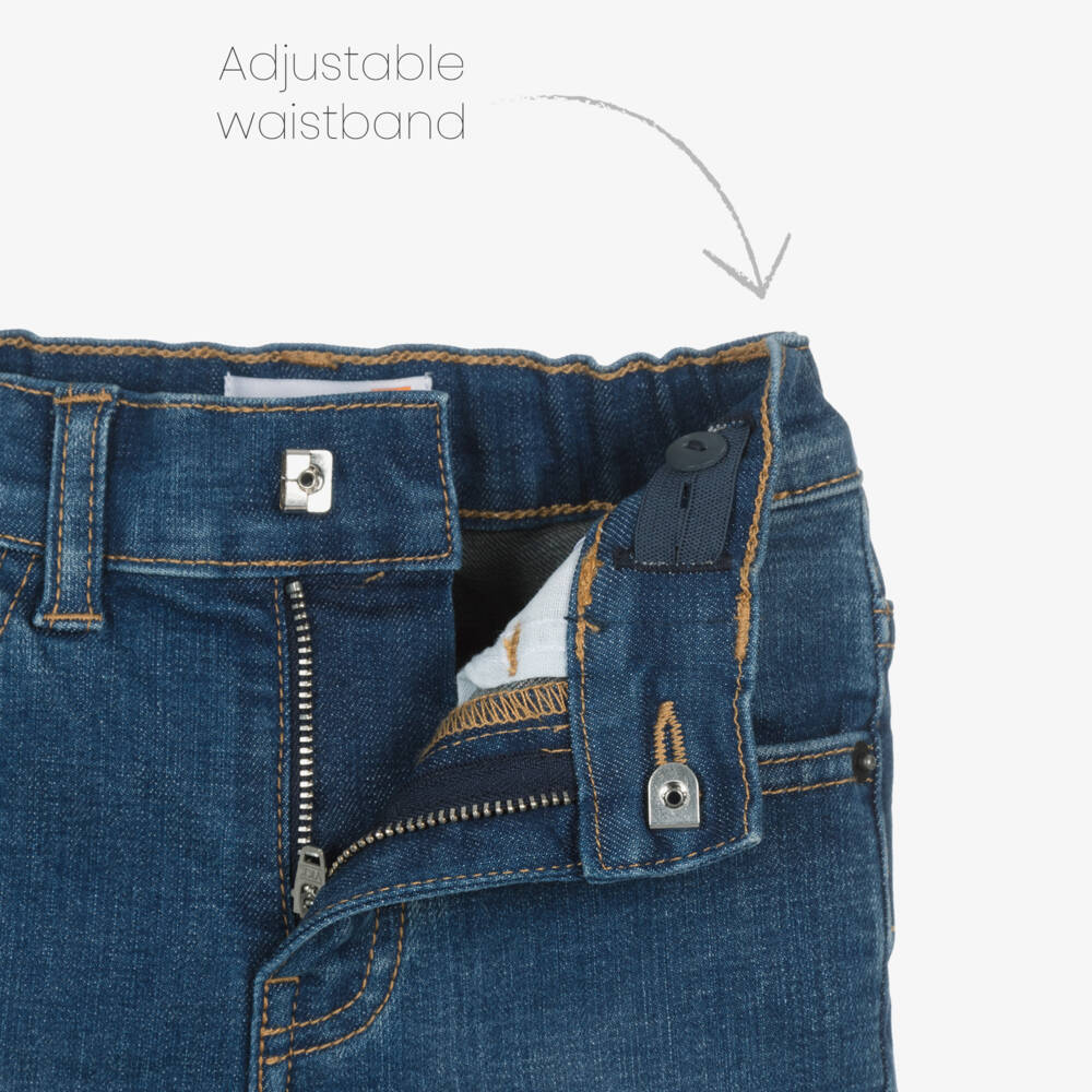 Timberland-Boys Classic Blue Denim Trousers | Childrensalon Outlet