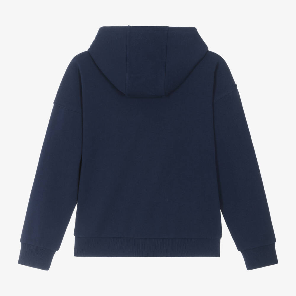 Timberland-Boys Classic Indigo Cotton Hoodie | Childrensalon Outlet