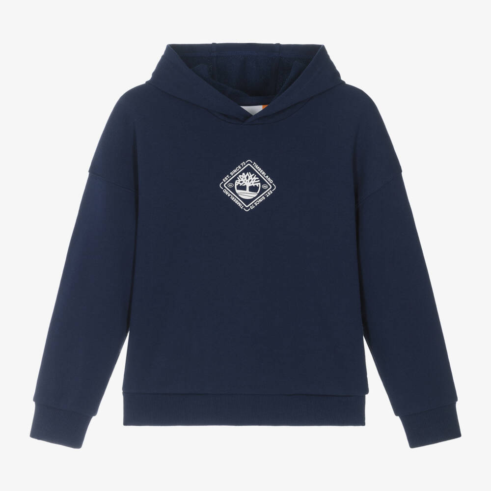 Timberland-هودي كلاسيكي من القطن النيلي للأولاد | Childrensalon Outlet