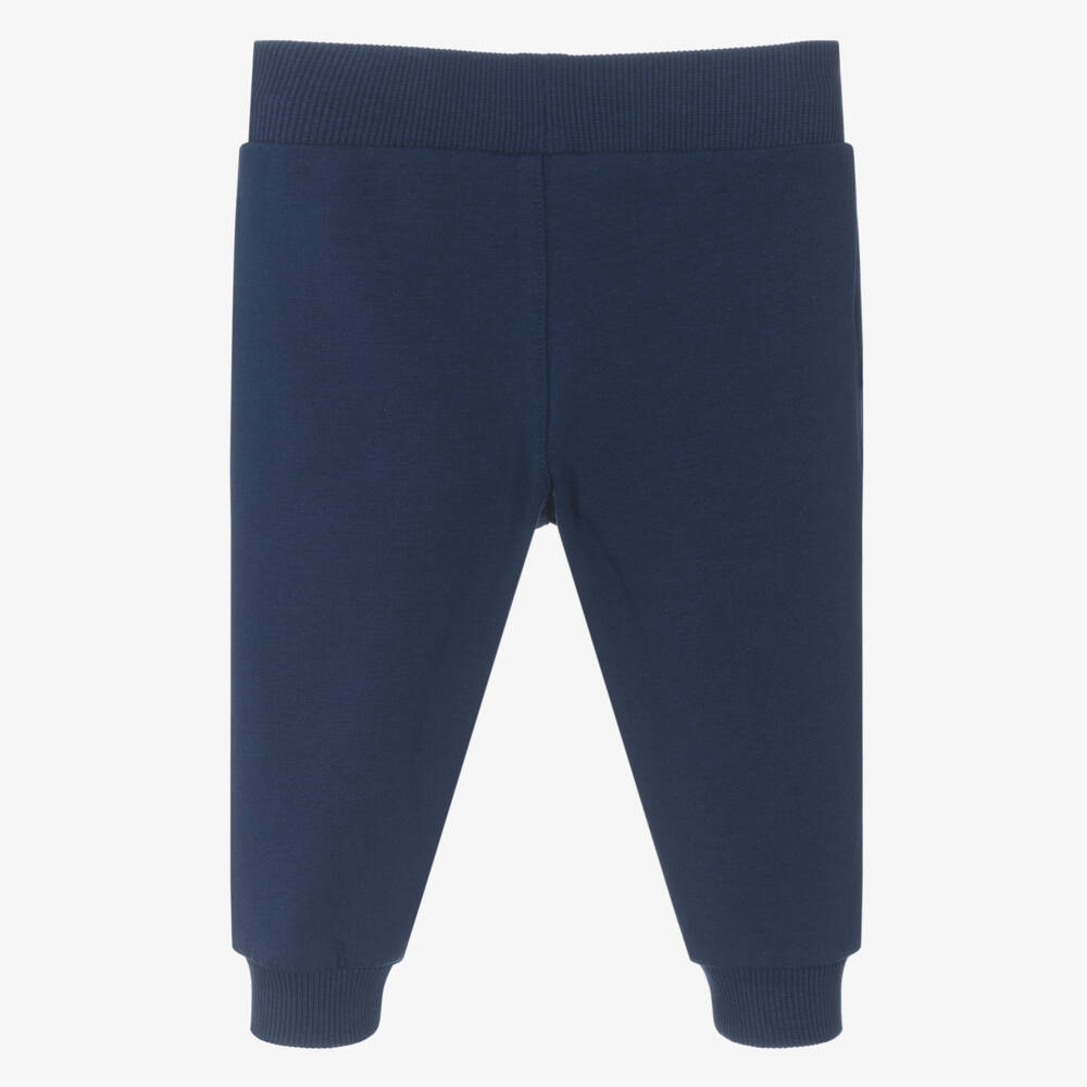 Timberland-Boys Cozy Blue Patch Joggers | Childrensalon Outlet