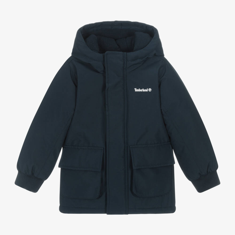 Timberland-Boys Dual-Colour Convertible Parka | Childrensalon Outlet