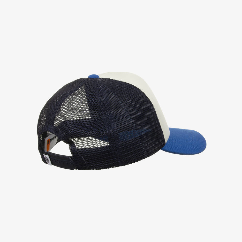 Timberland-Boys Dual-Shade Blue Cap | Childrensalon Outlet