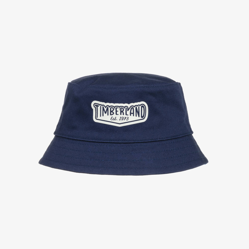 Timberland-Boys Dual-Tone Cotton Bucket Hat | Childrensalon Outlet