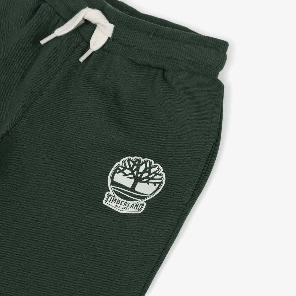 Timberland-Boys Eco-Friendly Green Jog Pants | Childrensalon Outlet