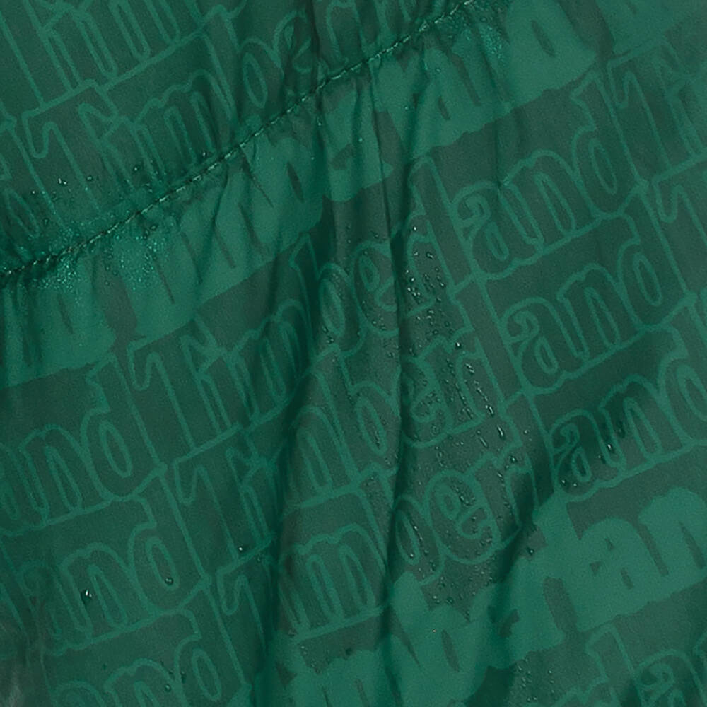 Timberland-Сине-зеленый пуховик для мальчиков | Childrensalon Outlet