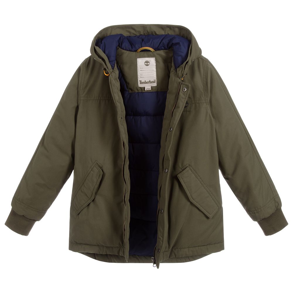 Kids hot sale timberland coats
