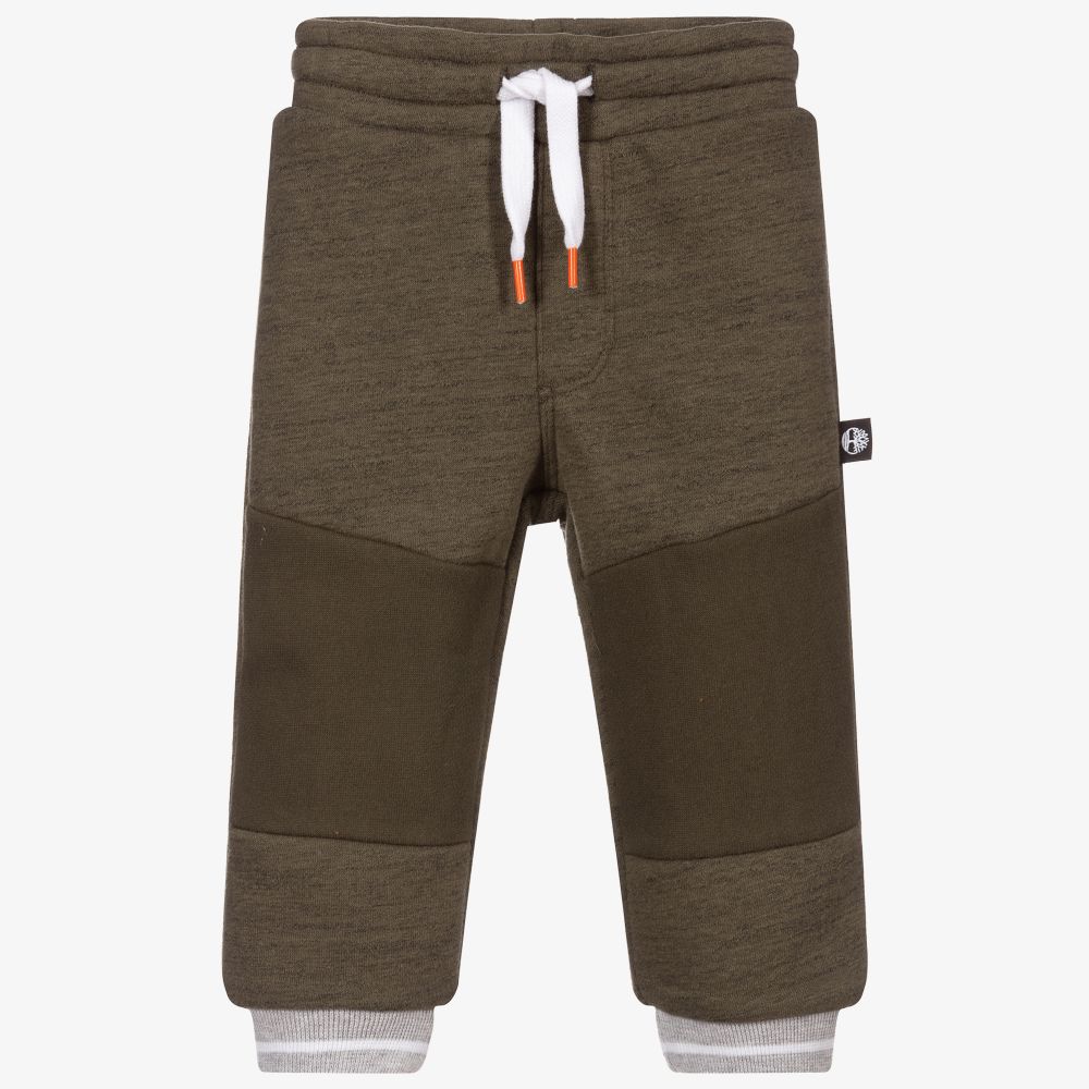 Timberland - Grüne, melierte Baby-Jogginghose (J) | Childrensalon