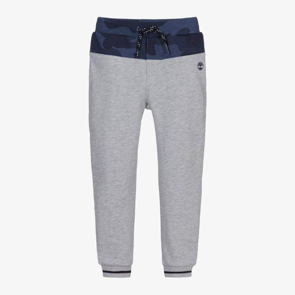 Timberland-Boys Grey Cotton Joggers | Childrensalon Outlet