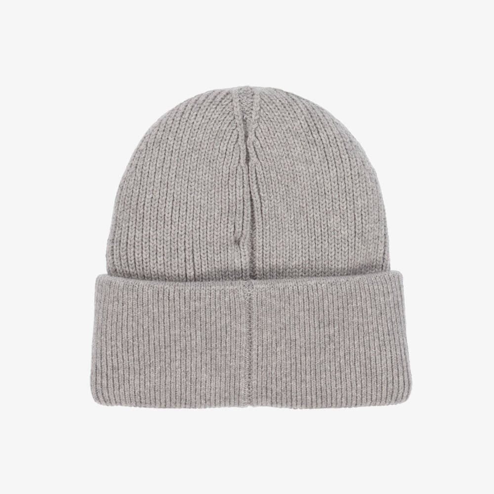 Timberland-Boys Grey Cotton Knit Hat | Childrensalon Outlet