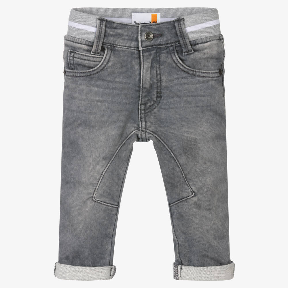 Timberland - Boys Grey Slim Fit Jeans | Childrensalon