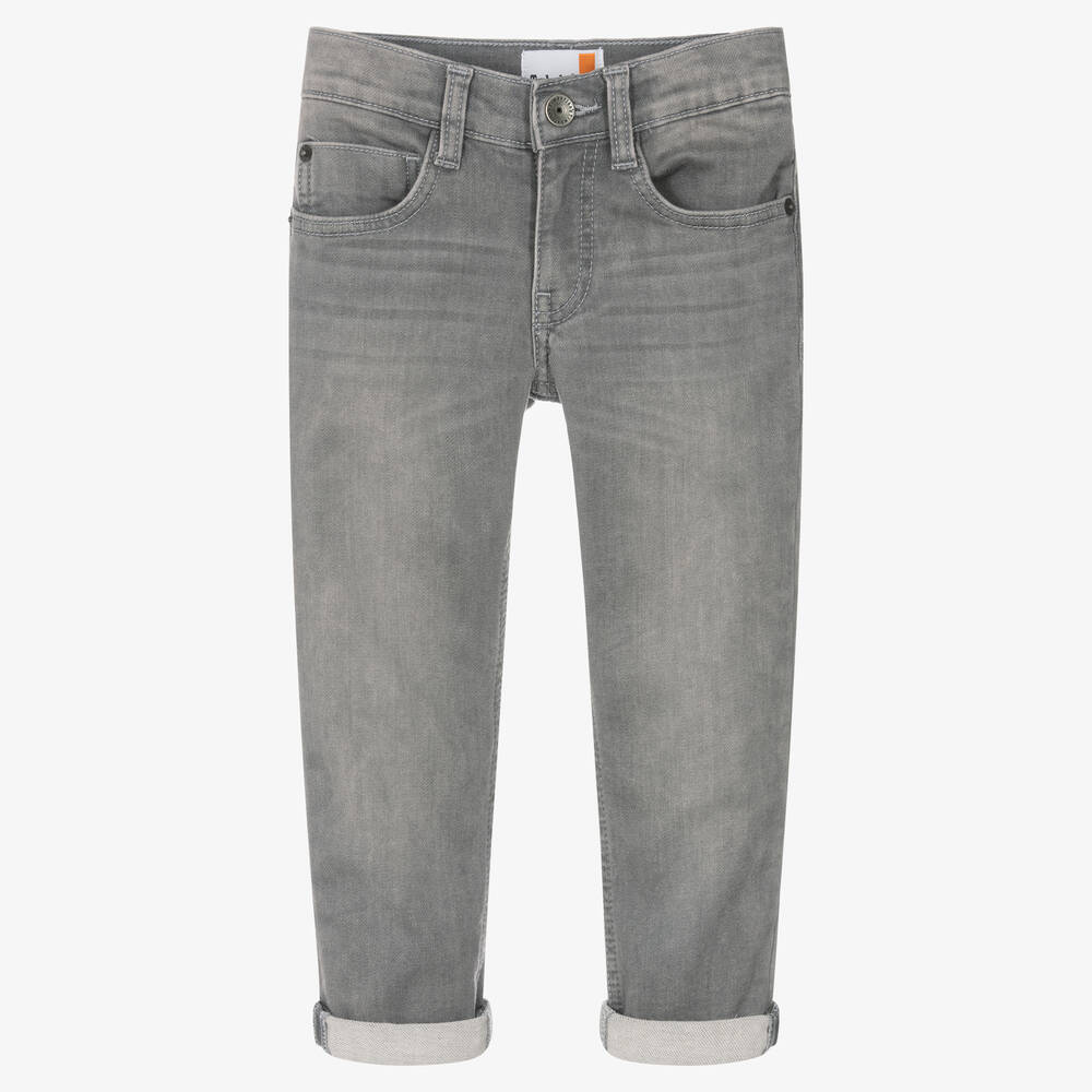 Timberland - Boys Grey Slim Fit Jeans | Childrensalon